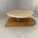 Istanbul Presentoir A Gateau Beige 26Cm 