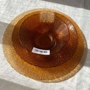 AK assiette 28 CUNDA -TRANSPARENT AMBER