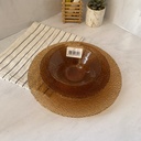 Cunda Assiette Creuse Amber 21Cm