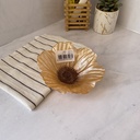 AK bol 15 LILITH-CENTER METALLIC BROWN - COATED METALLIC PEACH PUFF