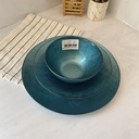 Textile Assiette Creuse Metalic Blue 21Cm