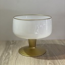 Noa Coupe A Pied Blanche & Doree Petite
