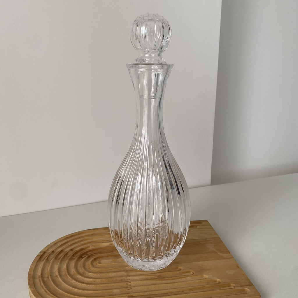 14*36 cm ilinea carafe avec couvercle en verre