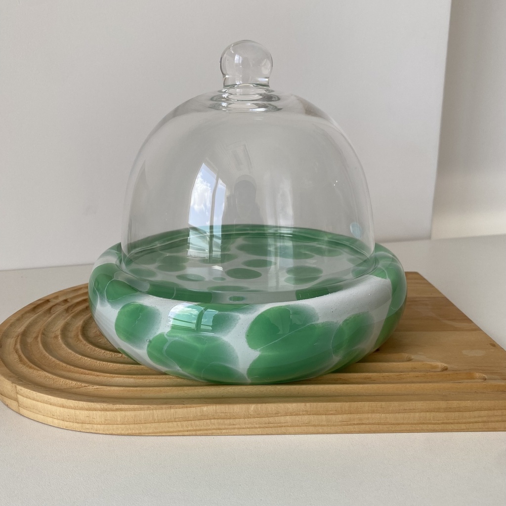 20*4 cm simge centre piece coloré avec couvercle