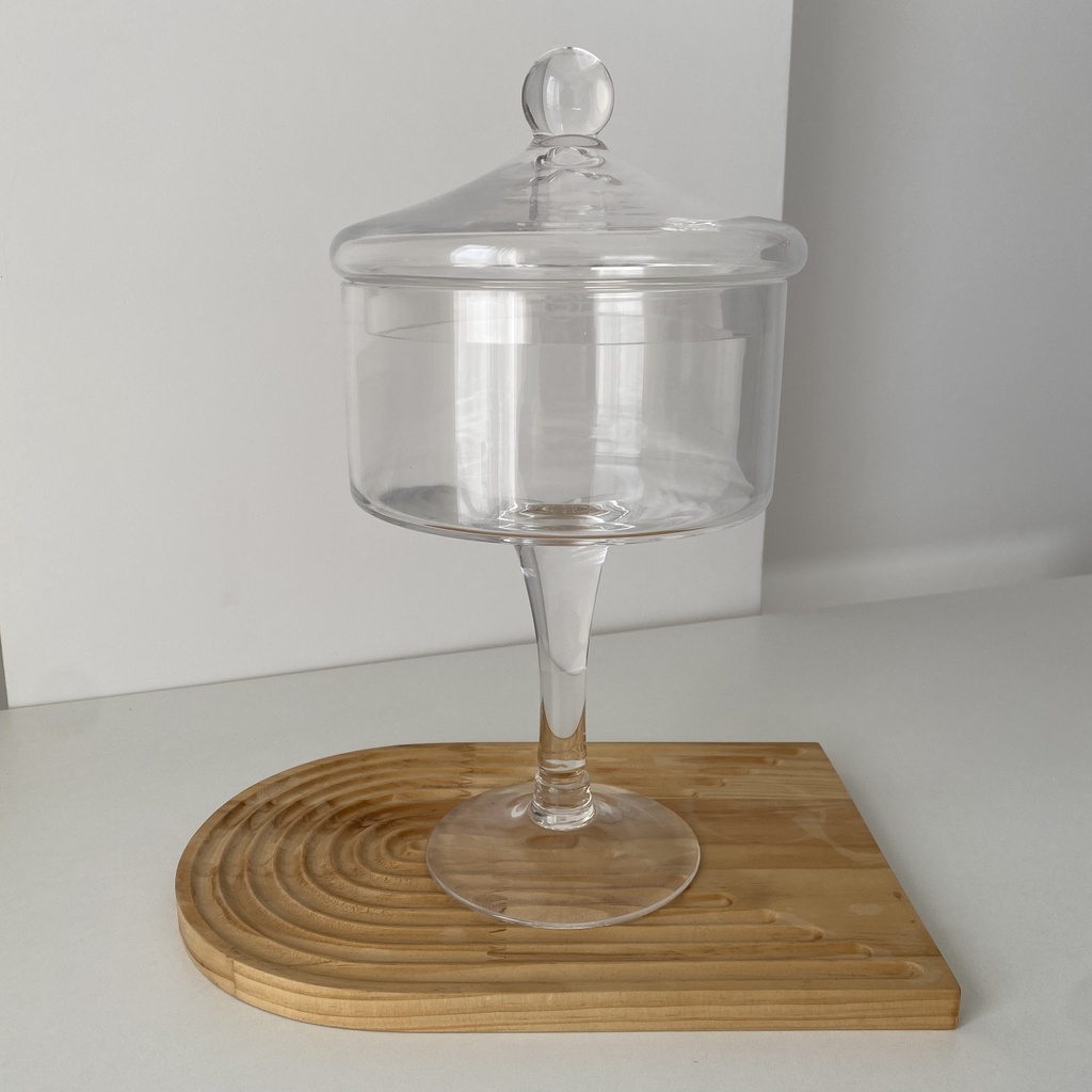 17*33cm love pot à biscuits a pied