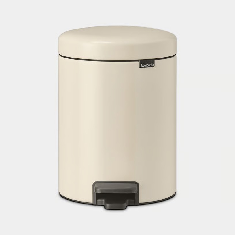 Newicon Poubelle A Pedale 5L Beige