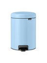 Newicon Poubelle A Pedale 5L Bleu