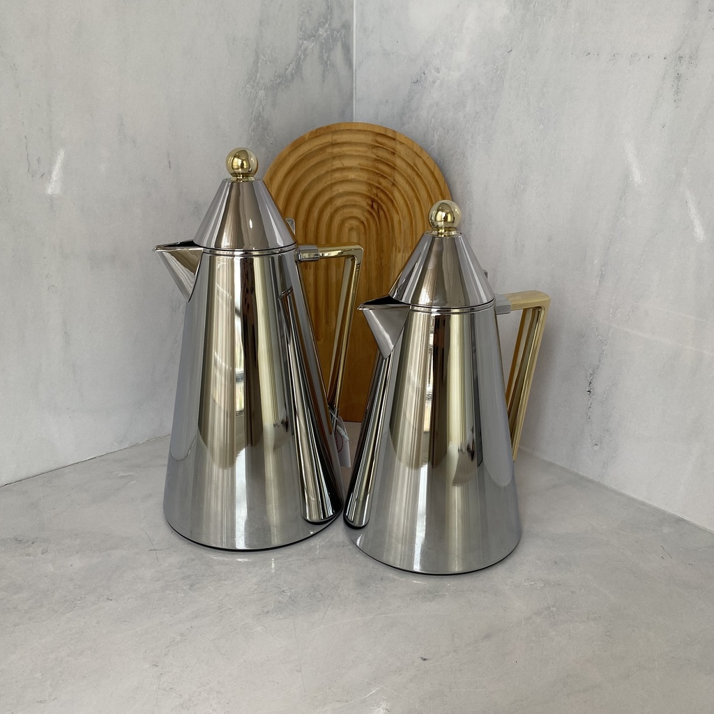 Set Thermos 2Pcs Silver Et Gold 0.5+1L