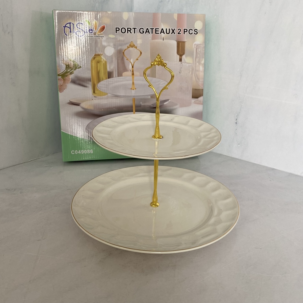 PORTE GATEAU 2pcs