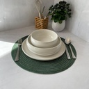 service a table 24 Pieces céramique blanc