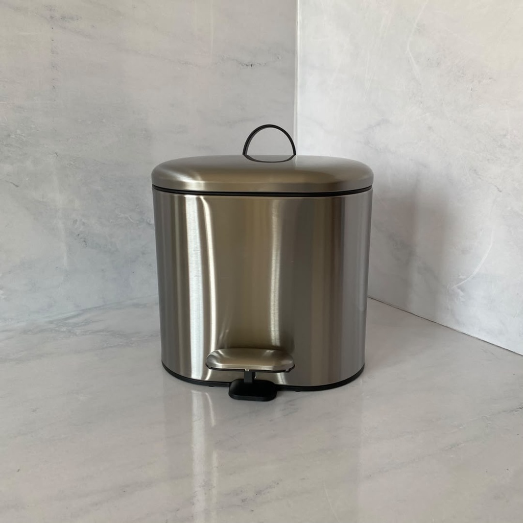 Poubelle A Pedale Rectangulaire Inox 3L 