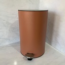 Poubelle A Pedale Jobs 20 L Orange Mat