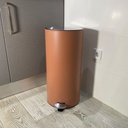 Poubelle A Pedale Jobs 30 L Orange Mat