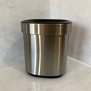 Poubelle ouverte de 8 L avec seau intérieur matt