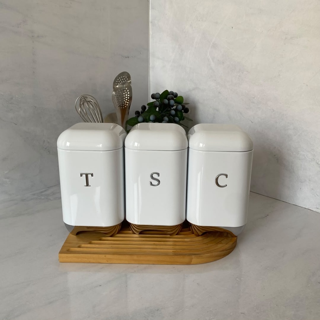 Set De 3 Boites Blanc
