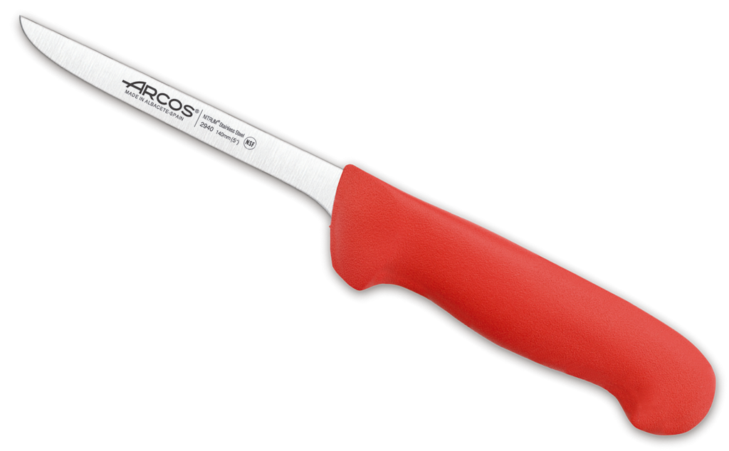 [294022] 2900 Couteau A Desosser Rouge 140Mm