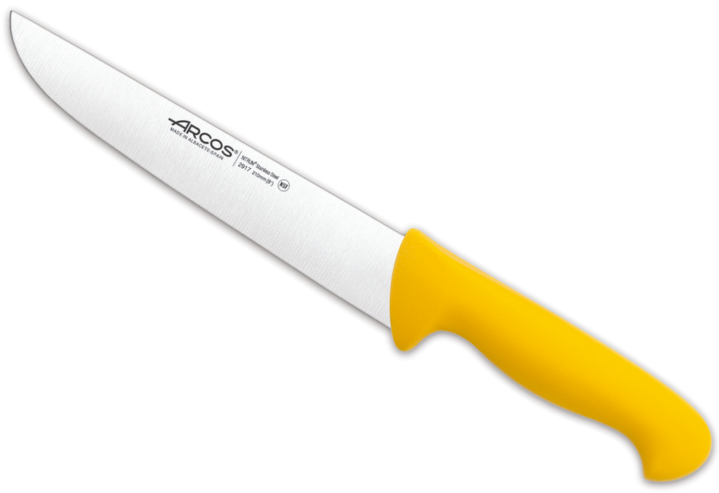 [291700] 2900 سكين جزارة أصفر 210 ملم