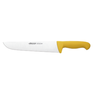 2900 Couteau De Boucher Jaune 250Mm