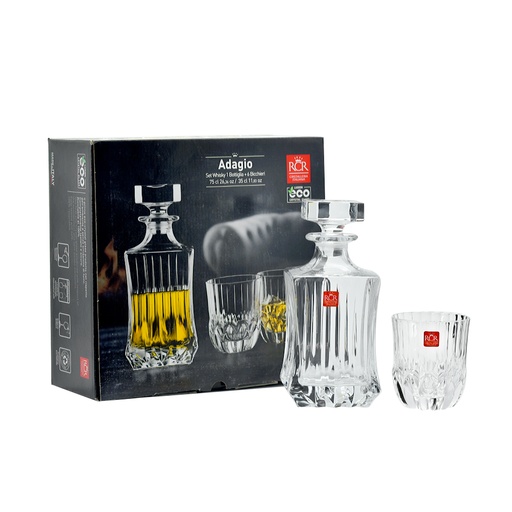 [73299020106] Adagio Service 7 Pieces Carafe Carree