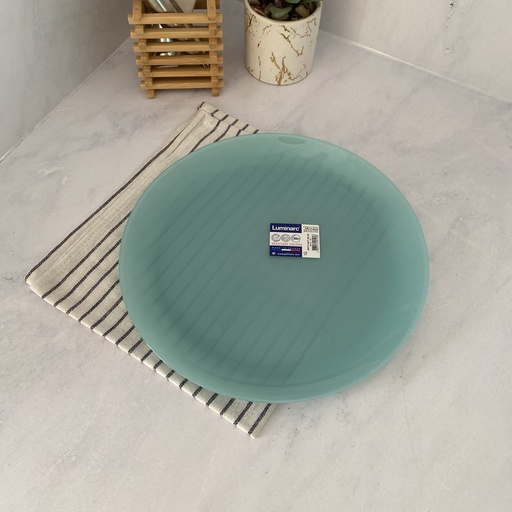 [L1122] Arty Soft Blue Assiette Plate 26 Cm