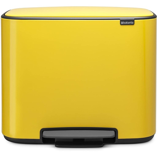 [121180]  Bo Pedal Bin علبة قمامة 11 + 23 لتر Daisy Yellow