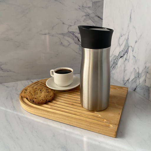 [9142-184] Carafe Isolante Click Drink 0.4L Gris
