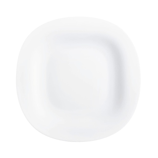 [N2404] Carine Blanc Assiette Plate 26Cm