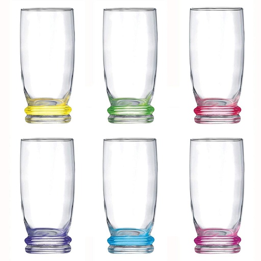 [J3138] Cortina Rainbow  Verre Forme Haute  33Cl
