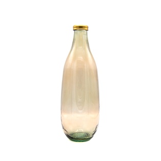 Gold Edge Vase 40Cm Miel