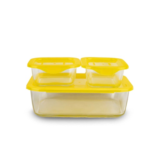 [P6709] KEEPN BOX JAUNE SET 3 PIECES 