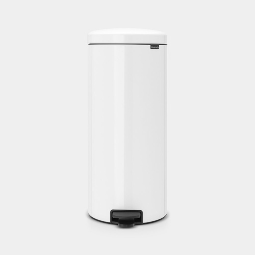 [111785] NEWICON POUBELLE A PEDALE 30L BLANCHE