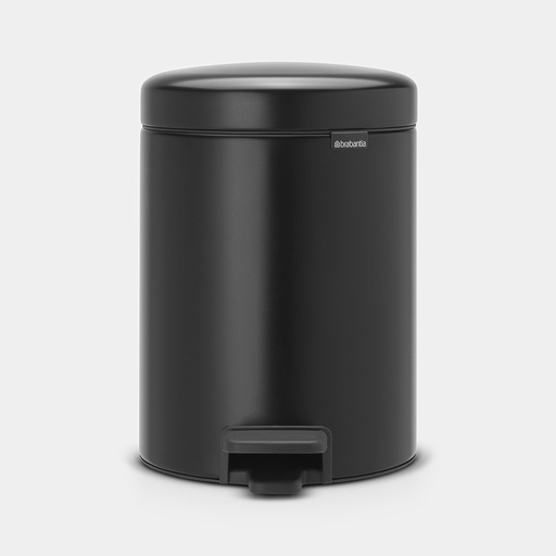 [112928] NEWICON POUBELLE A PEDALE 5L MATT BLACK