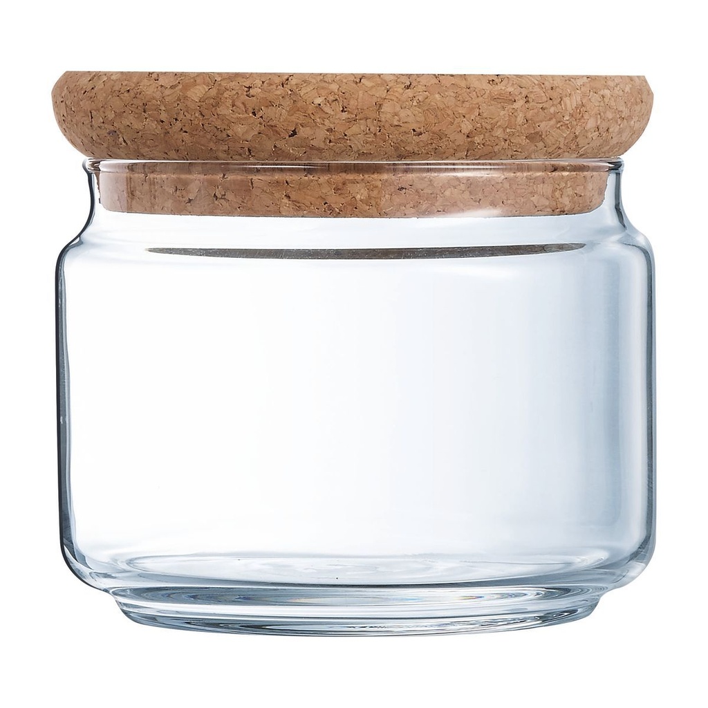 [P9619] Pot 0.5L Pure Jar Avec Couvercle En Liege