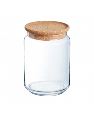 Pot 1L Pure Jar Avec Couvercle En Liege