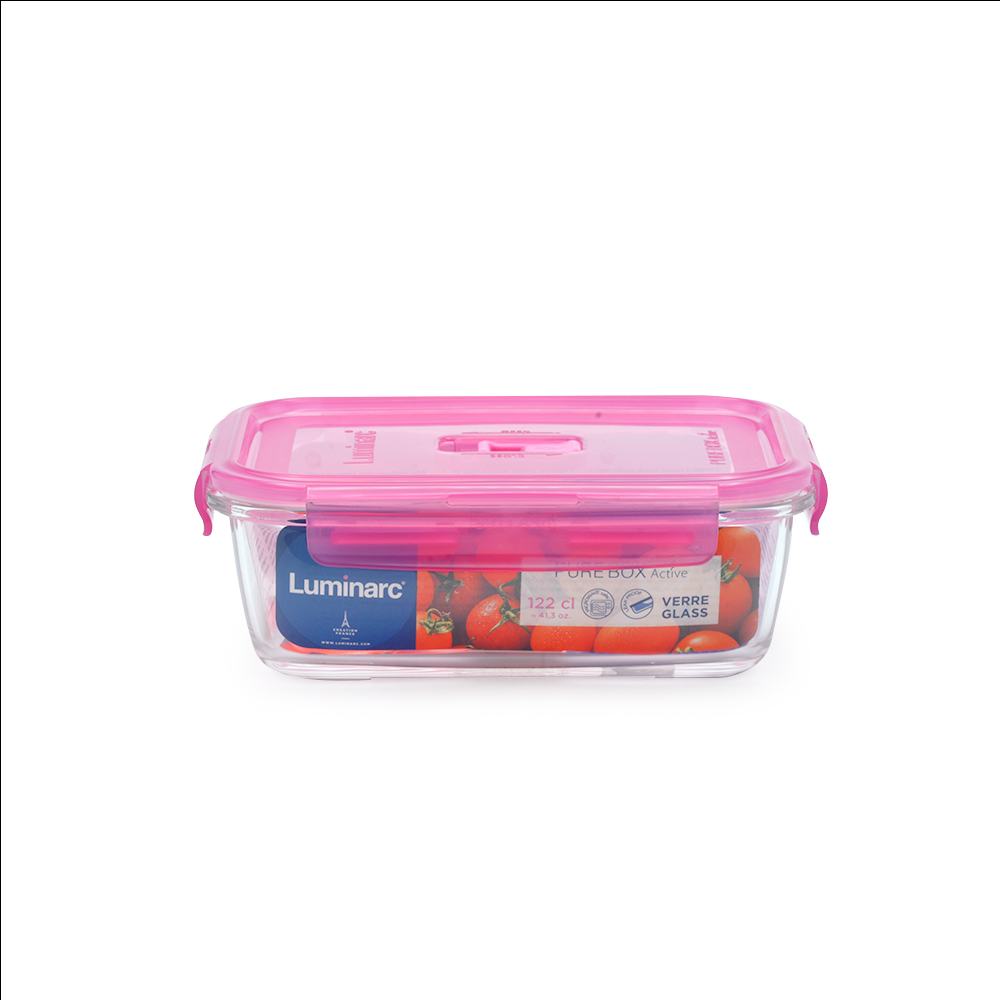 [P4590] Pure Box Active Rectangulaire Pink 122Cl
