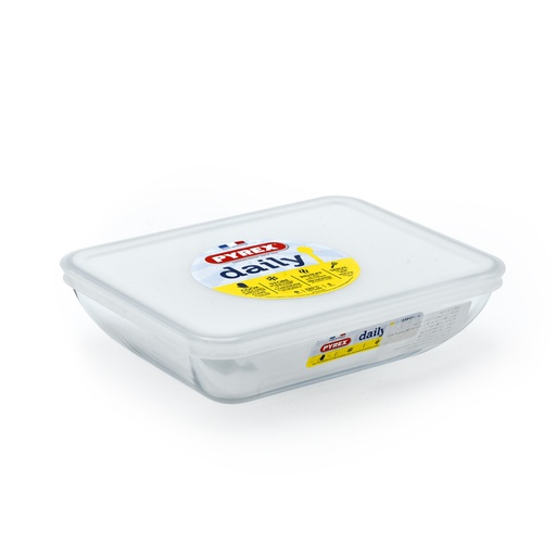 [342P000] PYREX DAILY PLAT RECTANGULAIRE 1.3L AVEC COUVERCLE