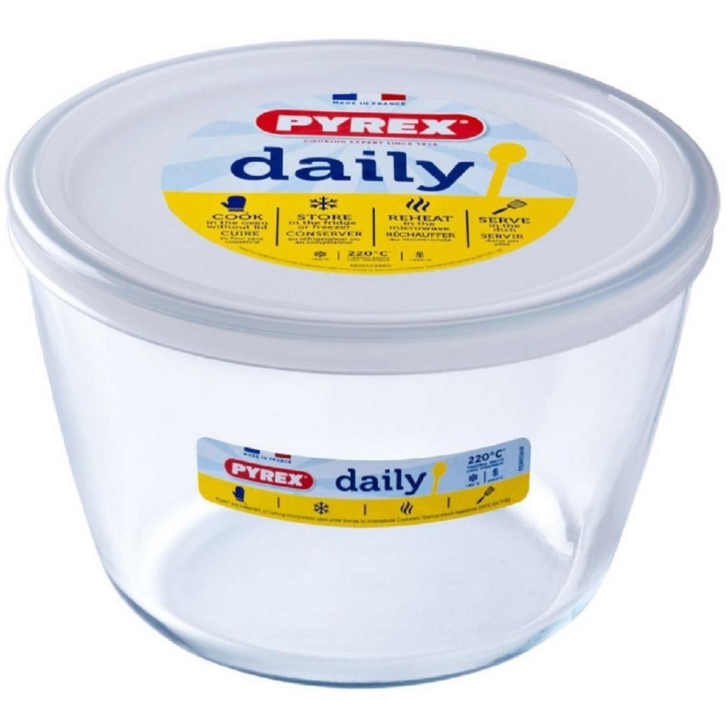 Pyrex Daily Plat Rectangulaire 23*15Cm Avec Couvercle