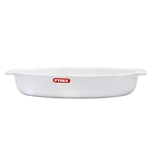 [SG35OR1] PYREX SIGNATURE PLAT OVAL 35*23CM BLANC