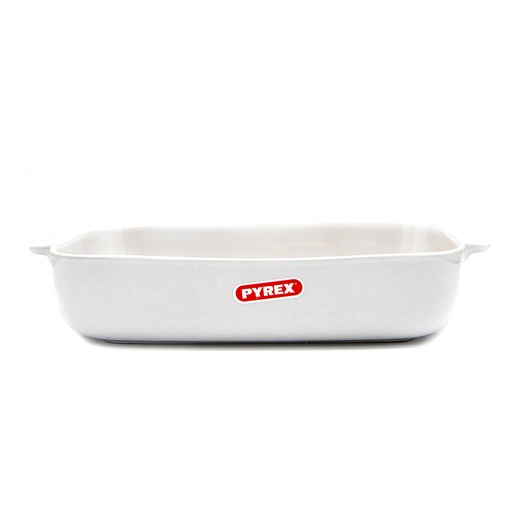 [SG30RR1] Pyrex Signature Plat Rectangulaire 30*22Cm Blanc