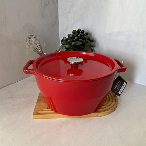 [SC5AC28/6141] Pyrex Slowcook Rouge Cocotte Ronde 28Cm