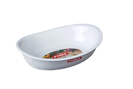 [SU31OR1] Pyrex Supreme Plat Oval 31*21Cm Blanc