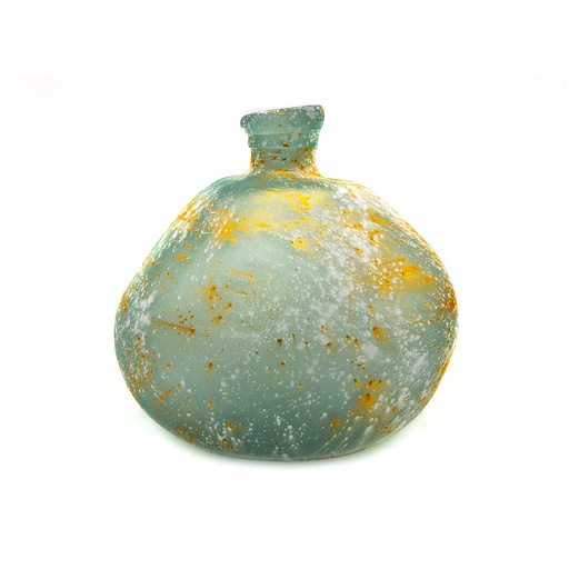 [4657F773] RUSTY VASE 33CM VERT