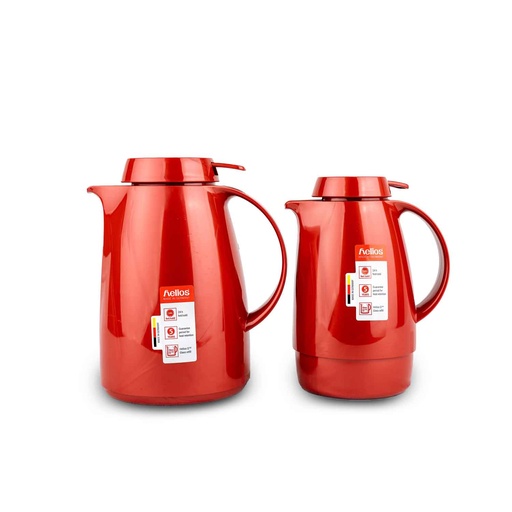 [720SET-187] Set De Carafe Isolante Metalic Red