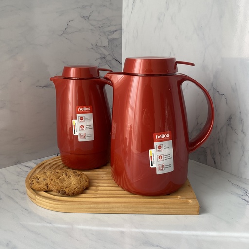 [720SET-187] Set De Carafe Isolante Metalic Red