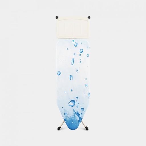 [321962] Table De Repassage Taille C 124X45 Cm Ice Water Repose Centrale Vapeur