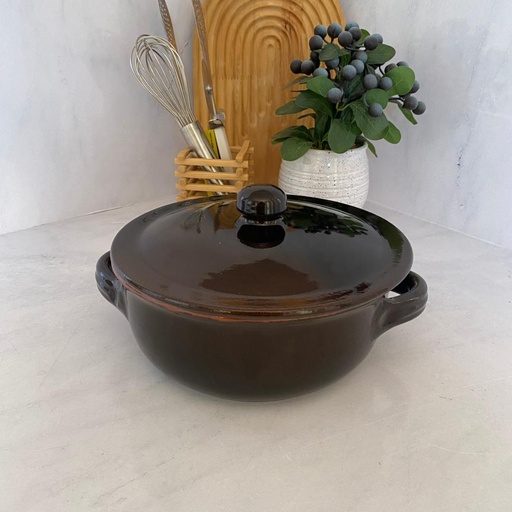 [C06720BMC] Tegame 20Cm Avec Couvercle Marron