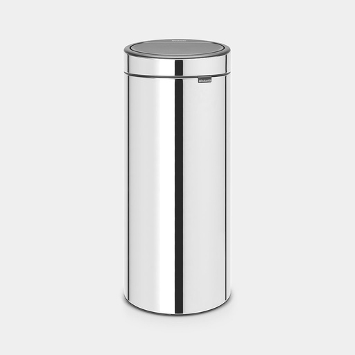 [115325] Touch Bin New Poubelle 30L Brillant Steel