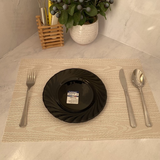 [Q0027] Trianon Noir Assiette A Dessert 19Cm