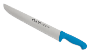 2900 couteau a poisson bleu 350mm