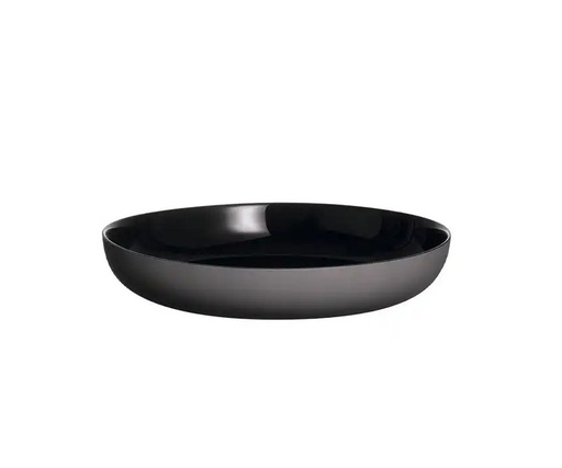 [V3129] Vicky Noir Lava Stone Assiette Plate 25Cm